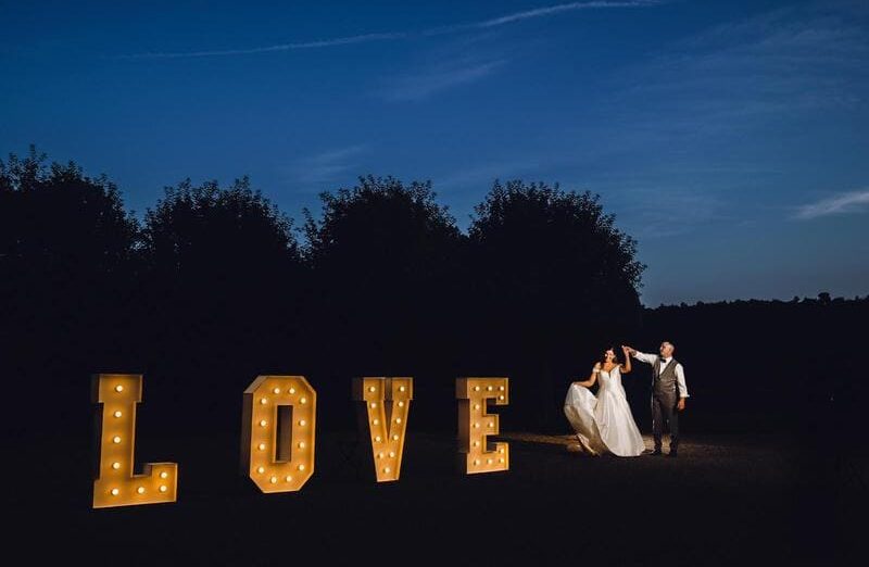 XXL Love-Buchstaben als Eyecatcher